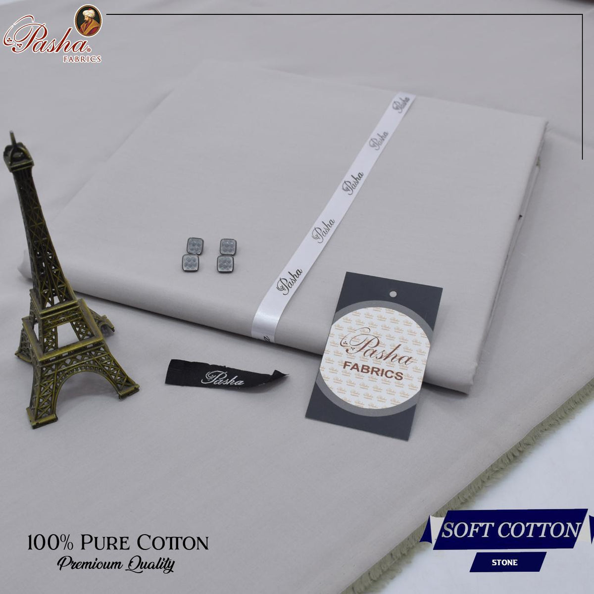 Pasha Soft Cotton | Stone