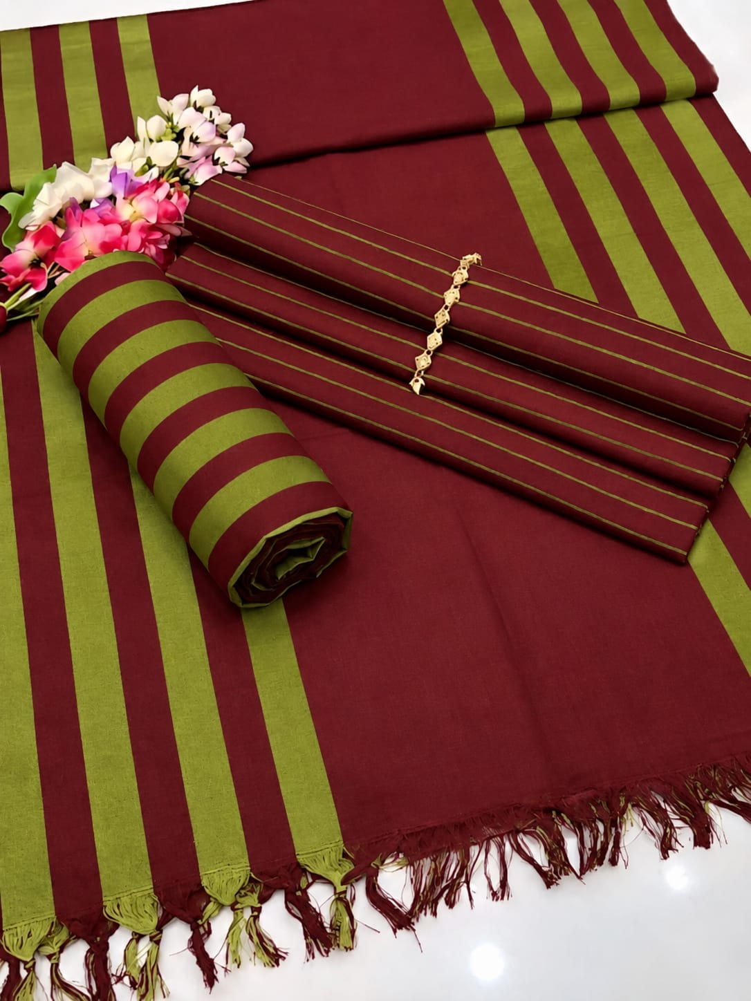 3pc Multani Khaddi | GOLDEN