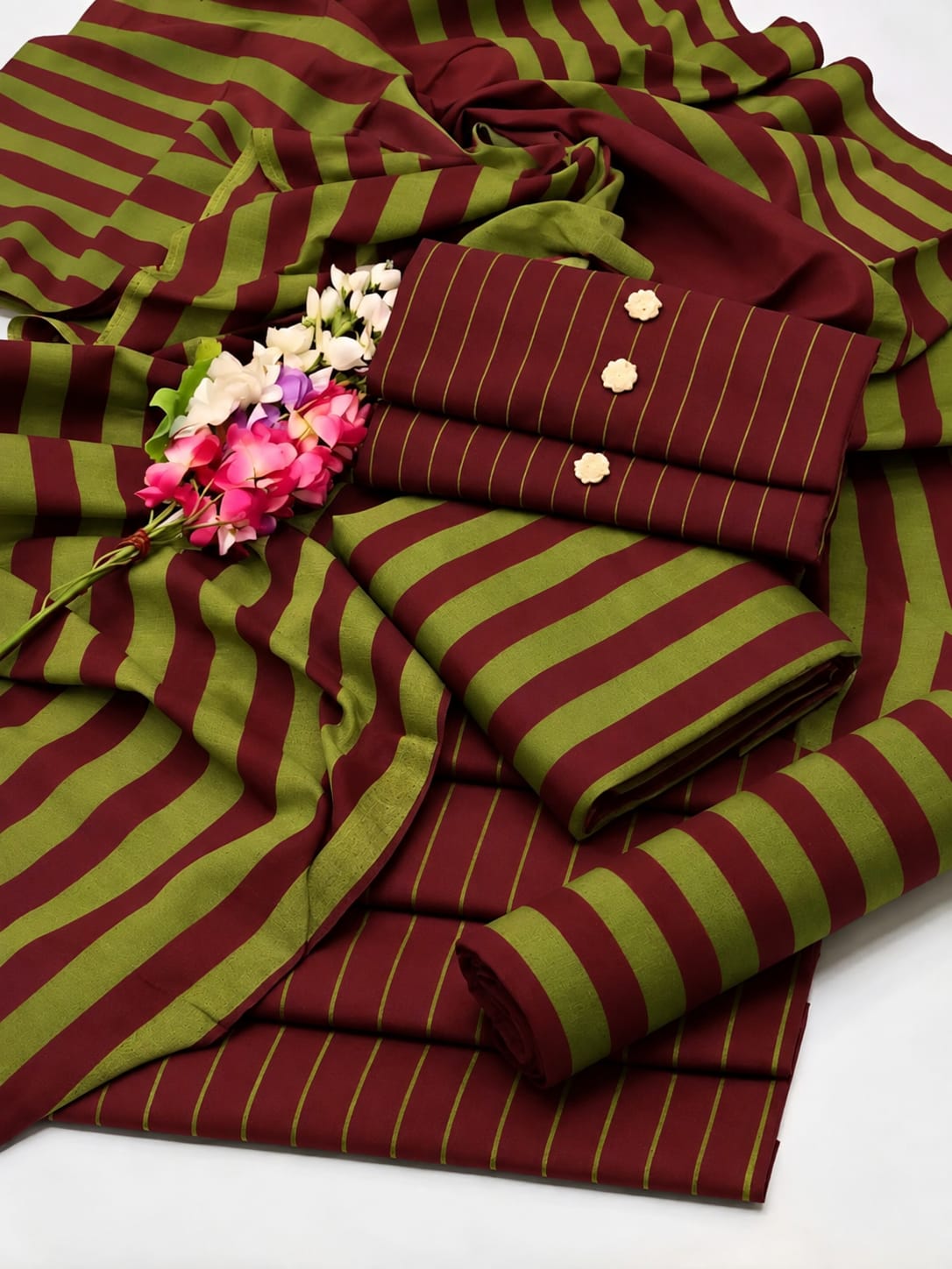 3pc Multani Khaddi | GOLDEN