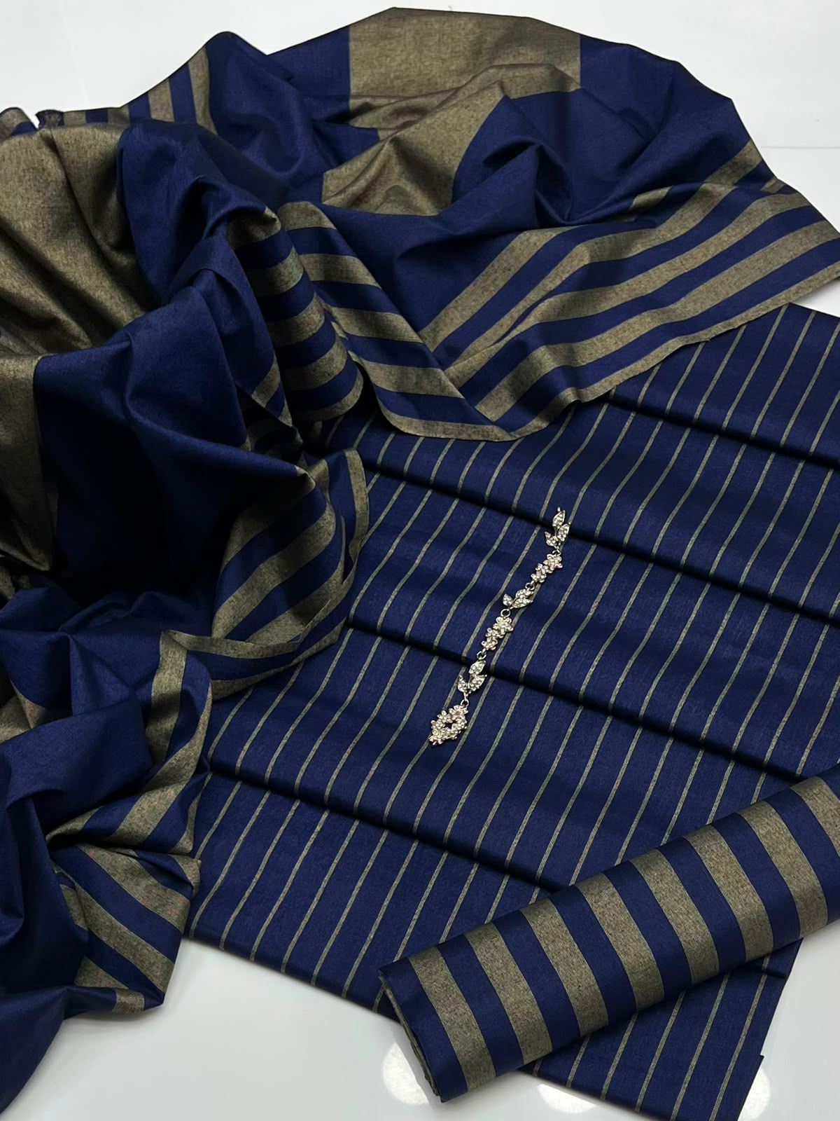 3pc Multani Khaddi | BLUE OLIVE
