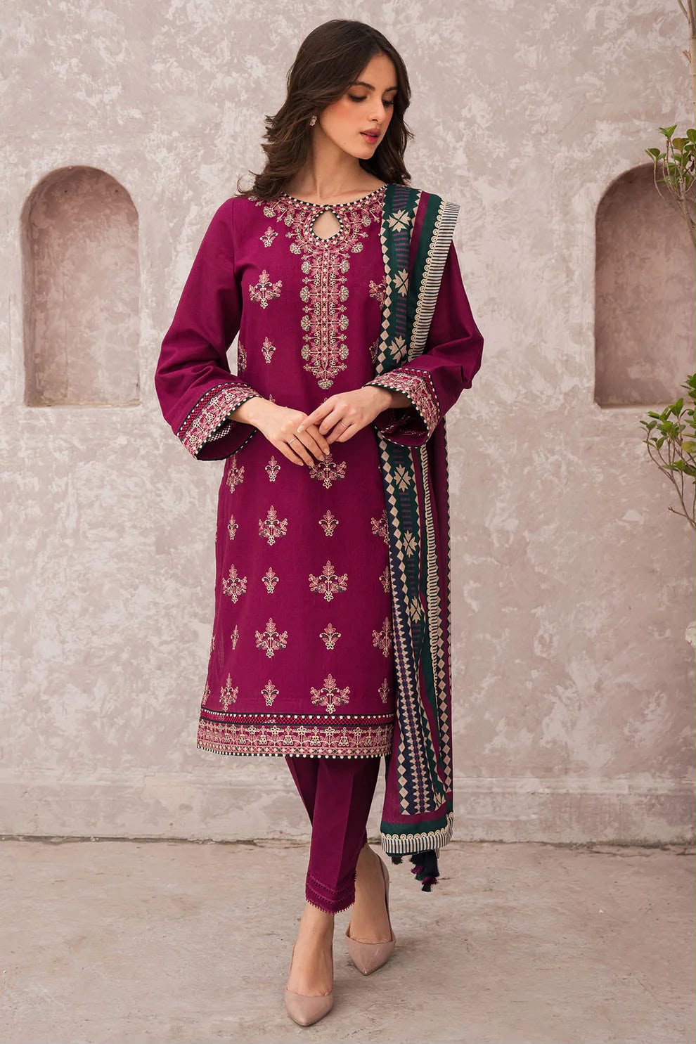 3PC EMB DHANAK [JAZMIN]
