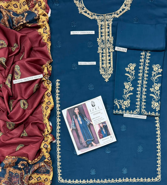 3PC EMB DHANAK [IZEL]