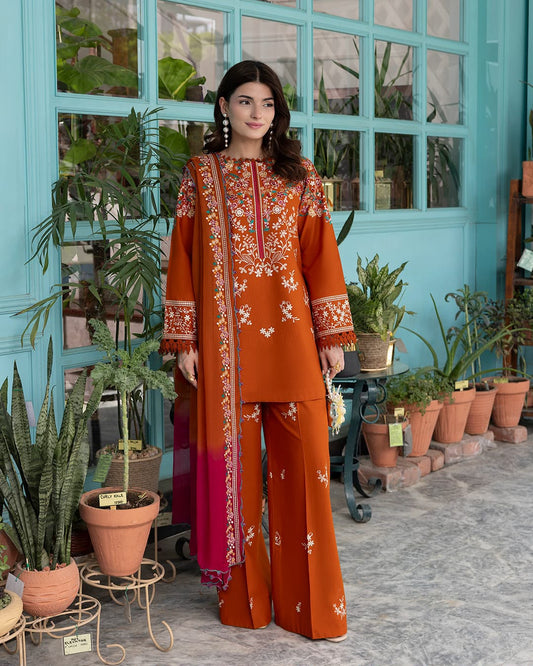 3PC EMB DHANAK [BATIK]