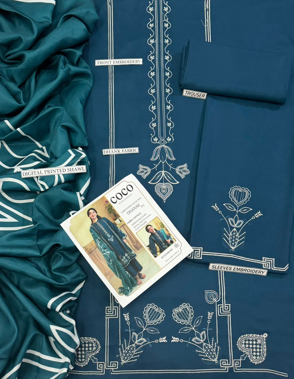 3PC EMB DHANAK [COCO]
